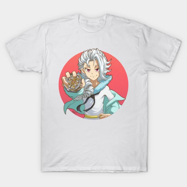 Gwyn Rwynolds/Ronny from Beyblade Burst T-Shirt by Kaw_Dev